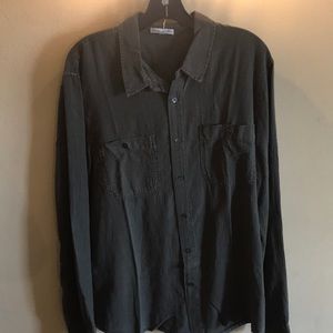 James Perse men’s long sleeve button up